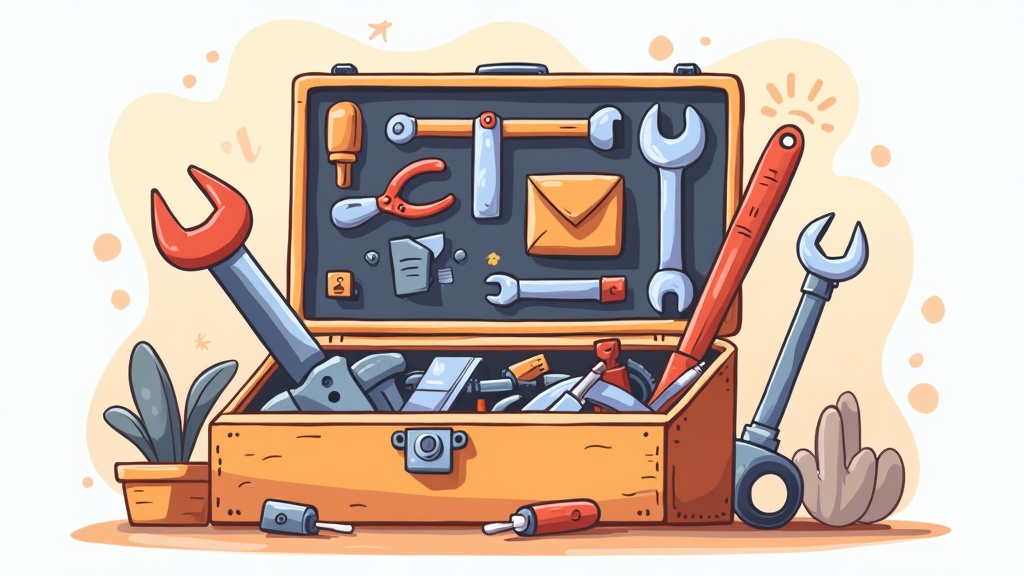Organized tools by function